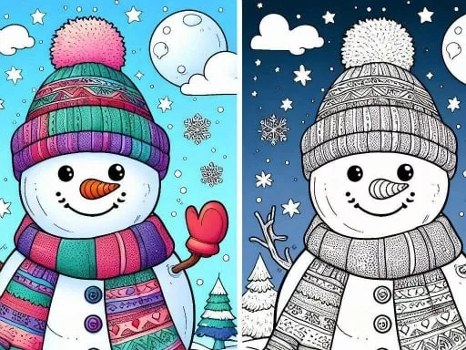 BTS Winter Coloring