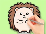 Coloring Book: Cute Hedgehog